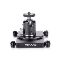 CPV-02 Camera Dolly + HB-01 Single-Notch Ball Head For 360° Panoramic Photography Vlog