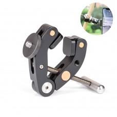 PF-01 C Clamp Adjustable Locking Knob 1/4" Screw Hole For Ball Head Tripod Photography Accessories