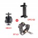 PF-01 C Clamp + HB-01 Ball Head + CPC-02 Mobile Phone Clamp For Photography Tripod Smartphone
