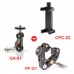 GA-01 Magic Arm + PF-01 C Clamp + CPC-02 Mobile Phone Clamp For Camera Smartphone Photography Vlog