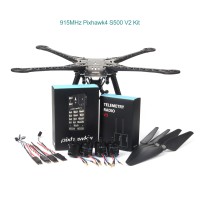 Pixhawk4 S500 V2 Drone Kit w/ 2216-880KV Brushless Motor 1045 Propeller 915MHz Telemetry Radio