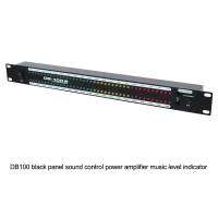 Sound Control Volume Level LED Display Audio Music Spectrum Display DB100 Black Panel Voice Control