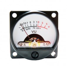 VU Meter AC/DC 6-12V Audio Level Meter Indicator with Warm Backlight Power Amplifier Accessories 