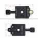 DDC-42L Quick Release Clamp Screw Knob Clamp Jaw Length 42mm For DSLR Tripod Ball Head