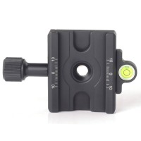 DDC-60L Quick Release Clamp Screw Knob Clamp Jaw Length 60mm For DSLR Tripod Ball Head