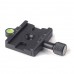 DDC-60L Quick Release Clamp Screw Knob Clamp Jaw Length 60mm For DSLR Tripod Ball Head