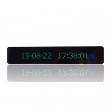Household Wire-Controlled Music Level Display Light VFD Music Spectrum Display w/ Clock Function