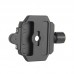 DDC-60X Screw Knob Clamp Quick Release Clamp Jaw Length 66mm For DSLR Tripod Ball Head