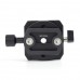 DDH-07 Panoramic Panning Clamp Jaw Length 58mm Load 20KG For Canon 1DX Nikon D4S D3X Cameras