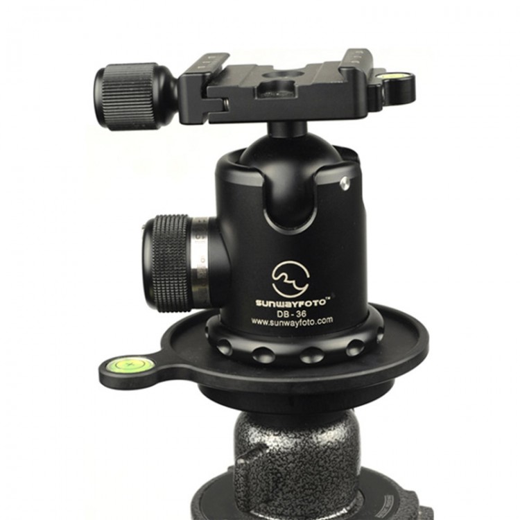 LP76 Offset Bubble Level Plate Discal Leveling Plate Diameter 76mm For Tripod Ball Head Free