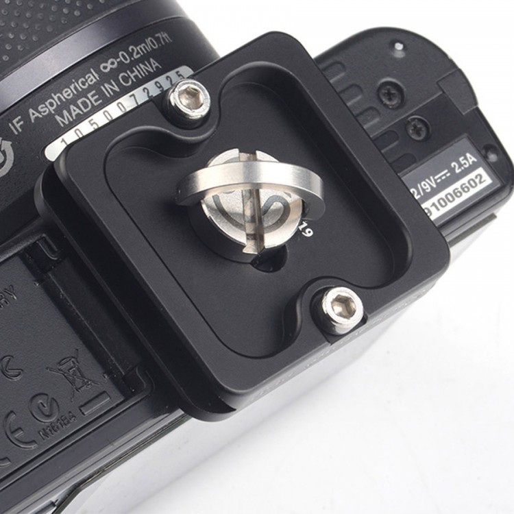 2pcs QRS01 Quick Release Plate Screw Stainless Steel Camera Screws 1/4