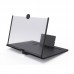 10" Mobile Phone Screen Magnifier Video 3D Cell Phone Screen Enlarger Pullout Desktop Holder Stand