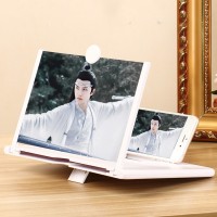 10" Mobile Phone Screen Magnifier Video 3D Cell Phone Screen Enlarger Pullout Desktop Holder Stand