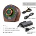 Bluetooth Digital Power Amplifier Wood Grain HiFi 100W Class D Home Audio Amplifier w/ Power Adapter Cable Kit