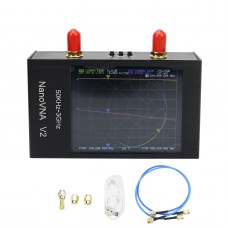 NanoVNA V2 50KHz-3GHz Vector Network Analyzer Antenna Analyzer Metal Shell For Shortwave HF VHF UHF