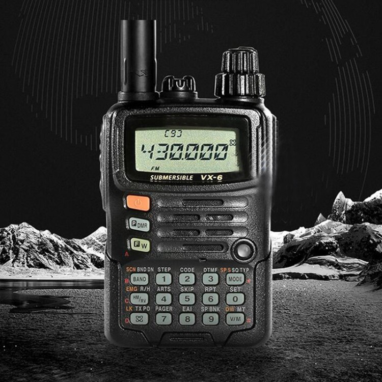 For YAESU VX6R Dual Band Transceiver UHF VHF Radio IPX7 Mobile Walkie