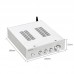300Wx2 TPA3255 Bluetooth 5.0 DAC HiFi Home Power Amp with Tone Control Preamp Assembled Silver