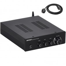 300Wx2 TPA3255 Bluetooth 5.0 DAC HiFi Home Power Amp with Tone Control Preamp Assembled Black