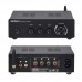 300Wx2 TPA3255 Bluetooth 5.0 DAC HiFi Home Power Amp with Tone Control Preamp Assembled Black