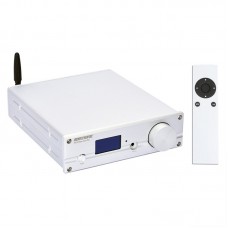Silver NXC04 AK4493 Bluetooth 5.0 USB DAC Headphone Amplifier + Original Plastic Remote Controller