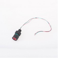 M10 Depth Sensor Water Pressure Sensor Underwater Depth Transducer with Temperature Correction (Black Aluminum Alloy)