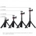 PKT3083B Phone Camera Mini Tripod Table Top Selfie Stick Tripod w/ Phone Clamp For Livestream Video