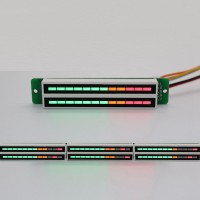 Dual Row 12-Segment Audio Level Meter Indicator Music Spectrum Display Board Welded Tested