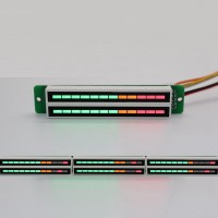 Dual Row 12-Segment Audio Level Meter Indicator Music Spectrum Display Board Welded Tested