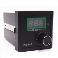 KE848 Manual Tension Controller Magnetic Powder Brake Clutch Small Tension Regulator DC 24V 0-3A