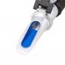 Handheld Brix Refractometer Brix Meter ATC Saccharimeter for Sugar Fruit Food Beer 0~20% Test Range