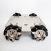 Mecanum Wheel Car Chassis Omnidirectional Smart Robotic Car DIY Kit w/ 250RPM Motor Unassembled 