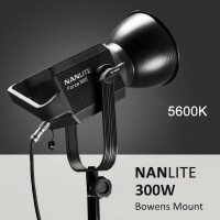 Nanlite Forza 300W LED Photography Light 5600K Fill Light for Video Studio Photography Lighting 