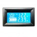 YLF-BT-0082 LCD Voltage Meter Voltmeter Ammeter Display w/ RS485 Port For 3A 30V MODBUS Protocol