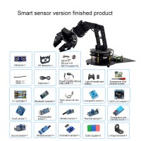 6 DOF Mechanical Arm DIY Kit Robotic Arm Manipulator for Arduino Learning Assembled Smart Sensor Version
