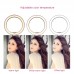 210cm Stand + 26cm Ring Fill Light + Three Phone Holders For Vlog Livestream Selfie Photography