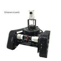 Smart Robotic Car DIY Kit Track Crawler Robot Tracked Car WiFi Remote Control Video Transmission Unassembled