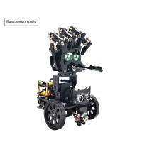 Bionic Mechanical Programming Robot DIY Kit Mobile Manipulator Palm Robotic Arm Unassembled