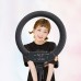 SLP-G500 18" Ring Fill Light Dimmable Ring Light w/ Stand Phone Clips For Vlog Live Broadcast Selfie