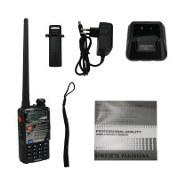 Baofeng Walkie Talkie Dual Band Handheld Transceiver 136-174MHz/ 400-520MHz 128 Channel BF-UV5RE