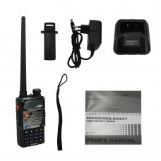 Baofeng Walkie Talkie Dual Band Handheld Transceiver 136-174MHz/ 400-520MHz 128 Channel BF-UV5RE