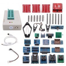 TL866II PLUS Programmer USB BIOS Programmer Support For NAND Flash AVR MCU GAL PIC SPI + 28 Adapters 