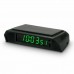 Solar Clock Portable Digital LED Clock & Calendar for Vehicle Auto car Truck C6 Green Display