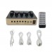 V10 Live Sound Card External Bluetooth Sound Card with Remote Control For K Song Live Broadcast