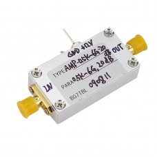 0.5KHz-6GHz Broadband Amplifier Power Amplifier 20db Gain 12V Power Supply 