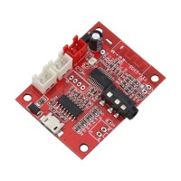 Bluetooth 4.2 Receiving Board Audio Input AUX w/ 5W*2 Power Amp 3.7V-5.3V Battery Charging Port