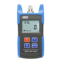 TL512 Handheld Fiber Optical Light Source Tester Dual Wavelength MM 850/1300nm FC SC ST Connector