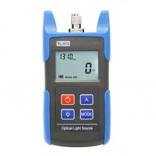 TL512 Handheld Fiber Optical Light Source Tester Dual Wavelength MM 850/1300nm FC SC ST Connector