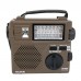 Tecsun GR-88P FM/MW/SW Full Band Radio Receiver Digital Hand Dynamo Radio w/ Emergency LED Light 