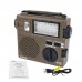 Tecsun GR-88P FM/MW/SW Full Band Radio Receiver Digital Hand Dynamo Radio w/ Emergency LED Light 