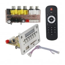 Bluetooth DTS Decoder MP4 MP5 MP3 Audio Decoding Board APE MTV HD Video Player w/ Voltage Regulator Board